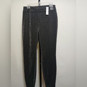 NY & CO Silver Metallic Gray Pants